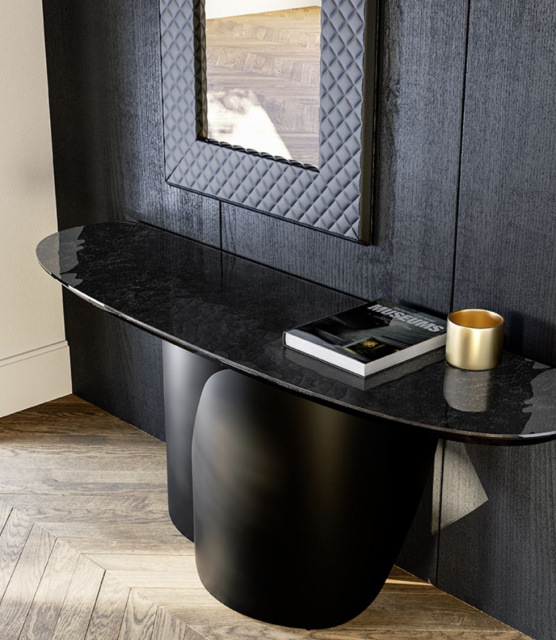 Итальянская Консоль Eforma - ONDA CONSOLE_glass top