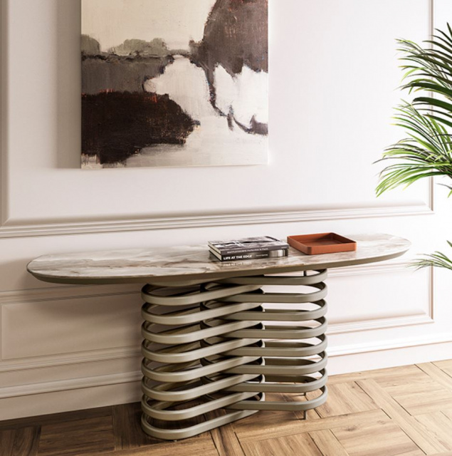 Итальянская Консоль Eforma - ROTOLO CONSOLE_ceramic top