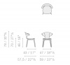 Итальянский стул Montera Small armchair