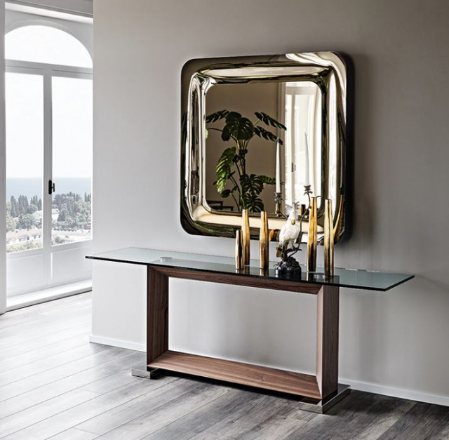 Итальянское настенное зеркало GLENN от Cattelan Italia