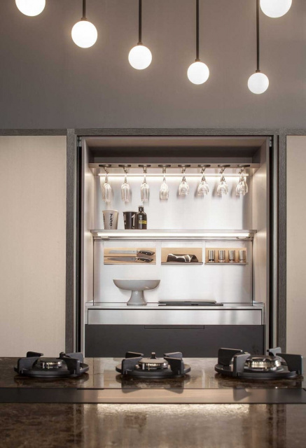 Итальянская кухня Mittel cucine Style appeal di forme e materiali