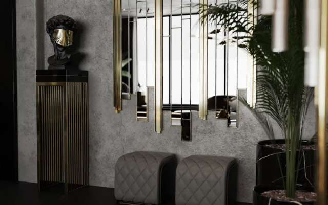 Итальянское настенное зеркало EMPIRE MIRROR от LUXXU