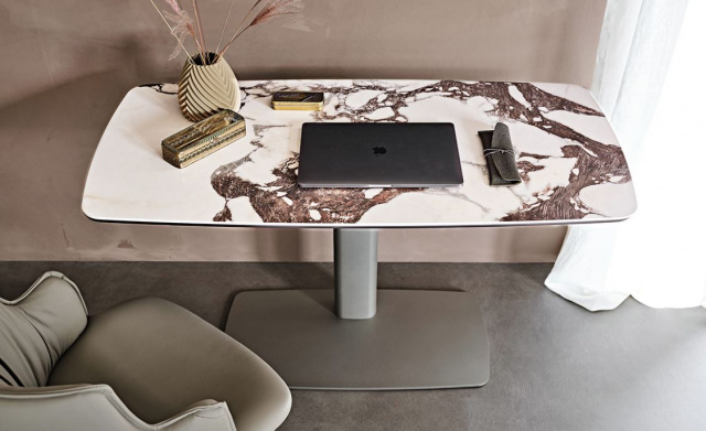 Итальянский письменный стол RUNNER Keramik от Cattelan Italia