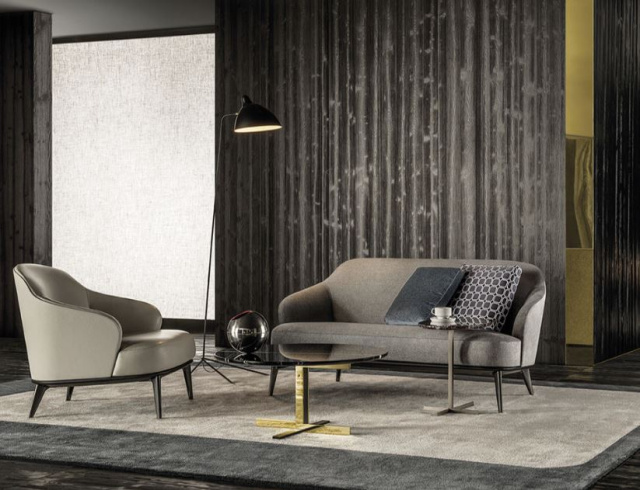 Итальянское кресло Leslie Sofa от Minotti