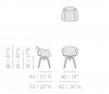 Итальянский стул Ginger Small armchair