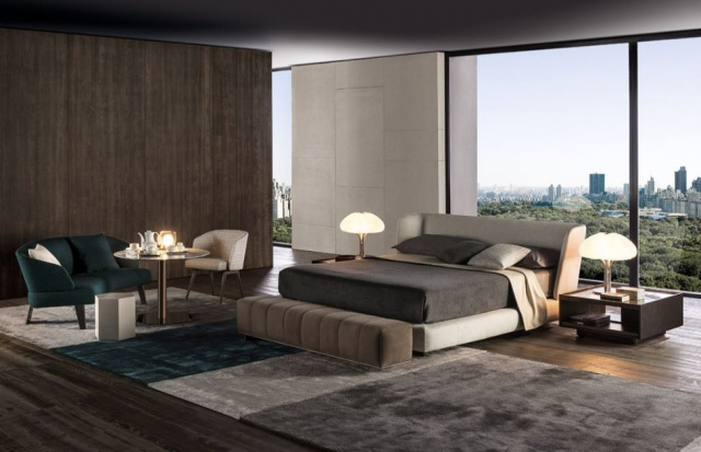 Итальянская кровать Reeves Bed от MInotti