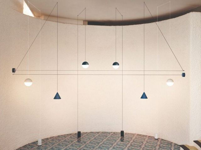 Итальянский светильник от Flos - String Light Sphere