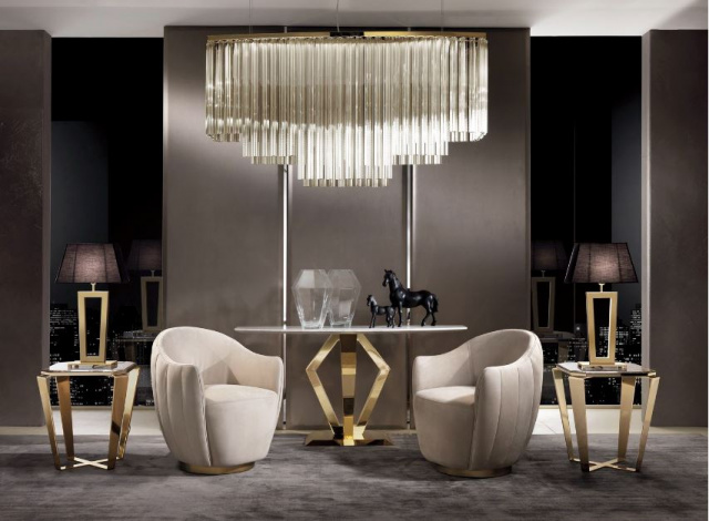 Итальянское Кресло DV HOME - HERMES POLTRONA GIREVOLE