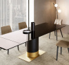 Итальянский стол Eforma - CILINDRO EXTENDABLE_glass top Итальянский стол Eforma - CILINDRO EXTENDABLE_glass top
